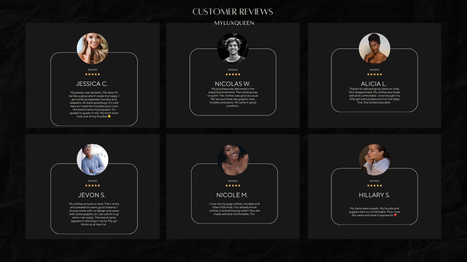 Myluxqueen customer reviews