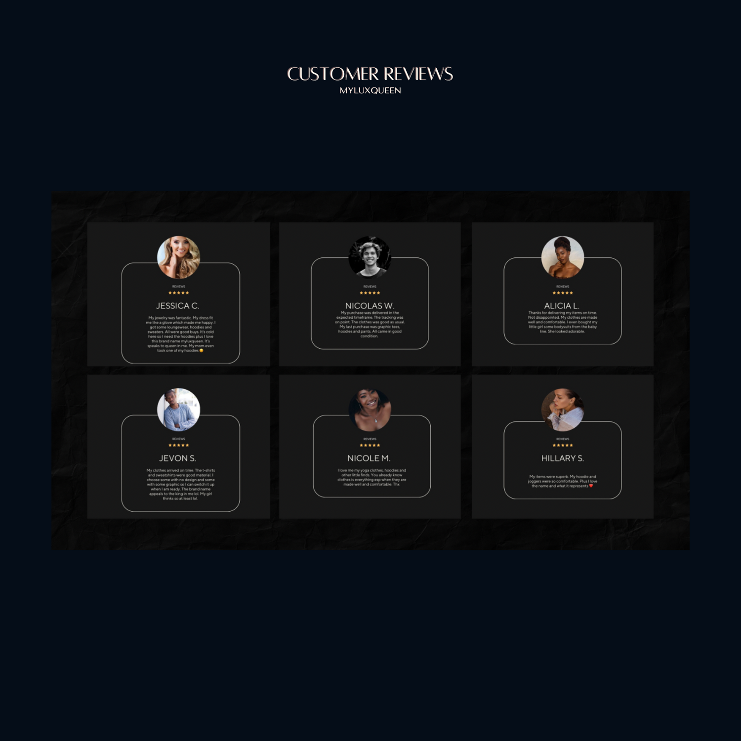 Myluxqueen customer review