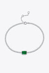 1 Carat Lab-Grown Emerald Bracelet