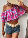 One Shoulder Crop Top