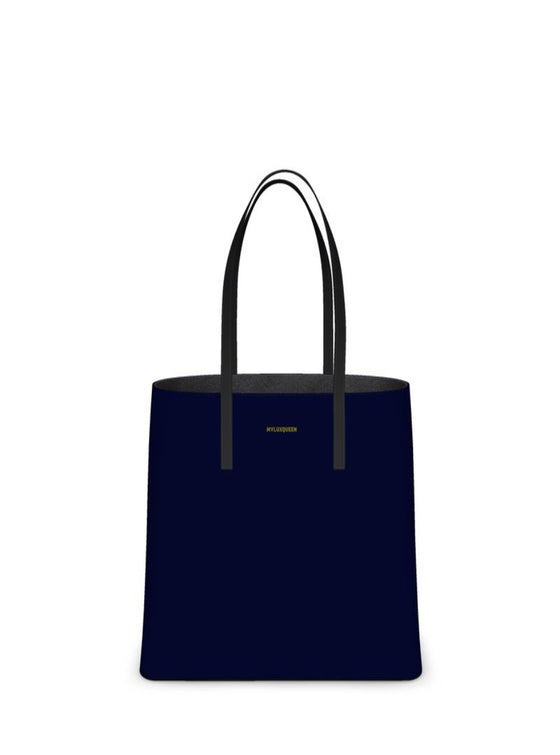 shop womens designer blue leather totes| MYLUXQUEEN