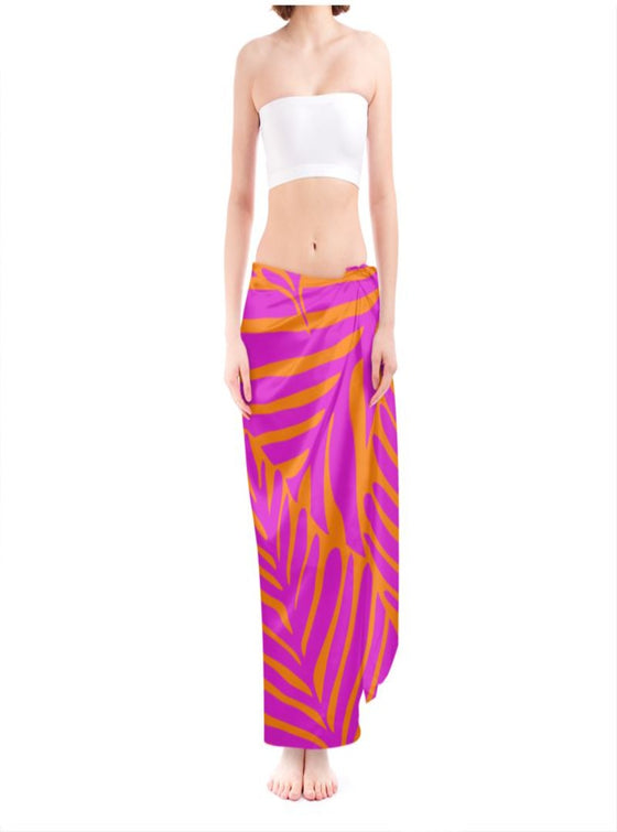 shop myluxqueen womens silk pink sarong, womens beachwear, womens pink coverup, womens beachwear