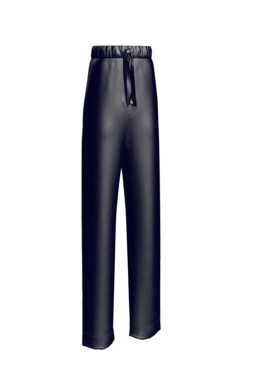 shop womens mens silk loungewear pants, women silk sleepwear | myluxqueen