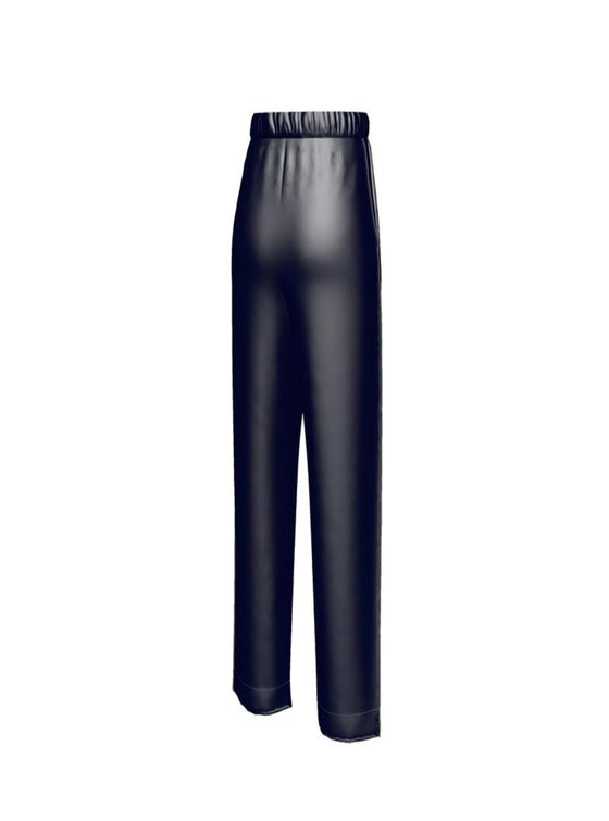 shop womens mens silk loungewear pants, women silk sleepwear | myluxqueen