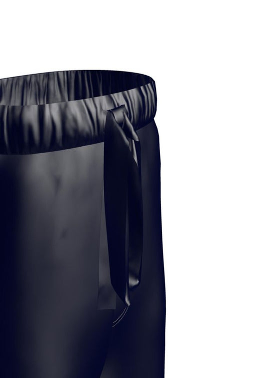 shop womens mens silk loungewear pants, women silk sleepwear | myluxqueen