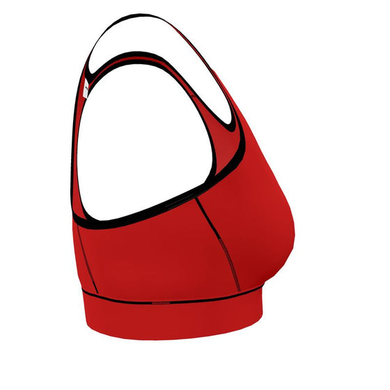 Women's Hibiscus Sports Bra