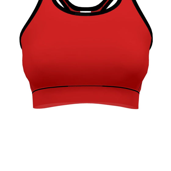 Women's Hibiscus Sports Bra