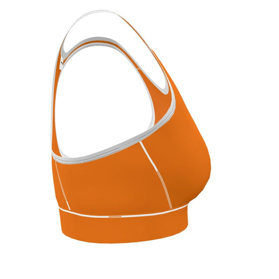Women's Orange Blossom Sports Bra