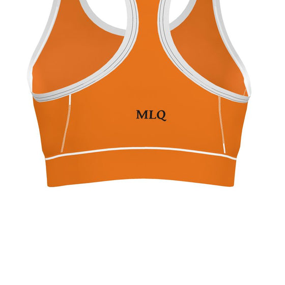 Women's Orange Blossom Sports Bra