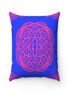shop designer home decor, luxury home decor, blue home decor, blue throw pillow, luxury throw pillow, blue throw pillow, home decor, home accents, mandala throw pillow, morrocan throw pillow | MLQ Home