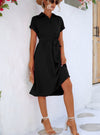shop womens black shirt dress, summer dress, casual dress | MYLUXQUEEN