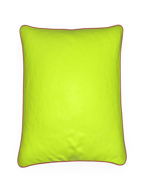 shop neon green throw pillow, velvet throw pillow | MLQ HOME
