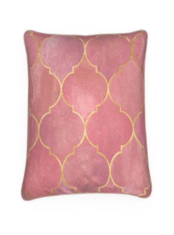 shop pink designer throw pillow | MLQ Home