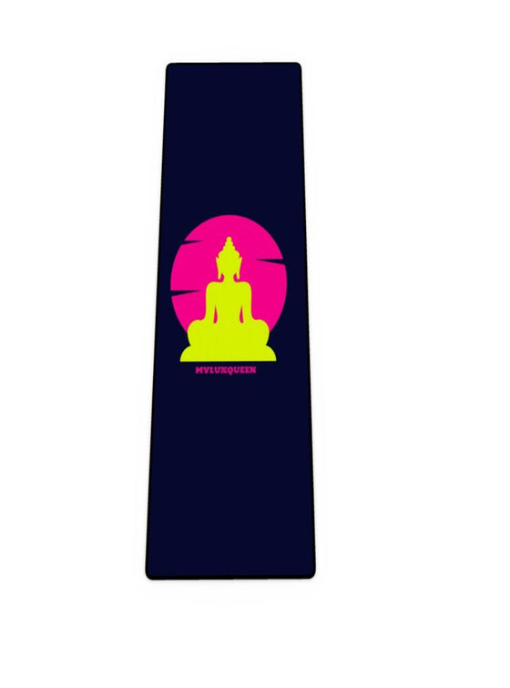 shop blue buddha yoga zen mat | MYLUXQUEEN