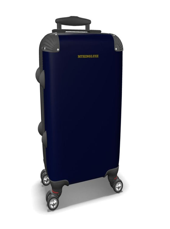 shop designer luggage, designer blue travel bag, blue suitcase, mens designer luggage, mens luxury bags, designer blue suitcase | MYKINGLUXE