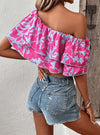 One Shoulder Crop Top