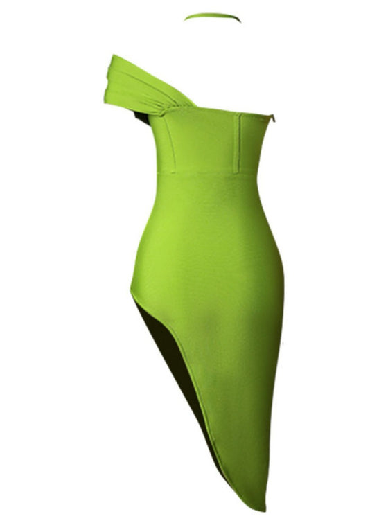 shop womens cocktail dresses, womens going out dresses, womens green dresses, womens date night dresses, womens night out dresses, womens dress with slit, womens sexy going out dress, womens bodycon dresses | MYLUXQUEEN