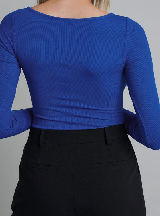 shop womens blue casual tops, womens blue bodysuits | MYLUXQUEEN