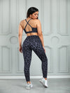 shop womens leopard black workout clothes, yoga clothes | MYLUXQUEN