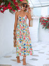 shop womens floral backless casual long maxi dress, womens floral summer dress, womens summer dresses, womens casual wear long dresses | MYLUXQUEEN