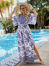 Blue Bohemian Maxi Dress | Women's Summer Dress | Myluxqueen