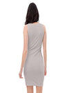 shop womens grey fitted dress, bodycon dress, casual dress, summer dress | myluxqueen