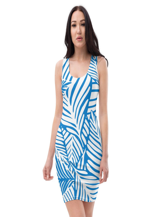 shop womens summer dress, womens blue casual fitted dress | myluxqueen
