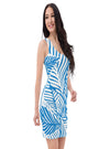 shop womens summer dress, womens blue casual fitted dress | myluxqueen