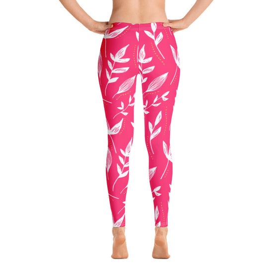 Women's Rose Floral Leggings