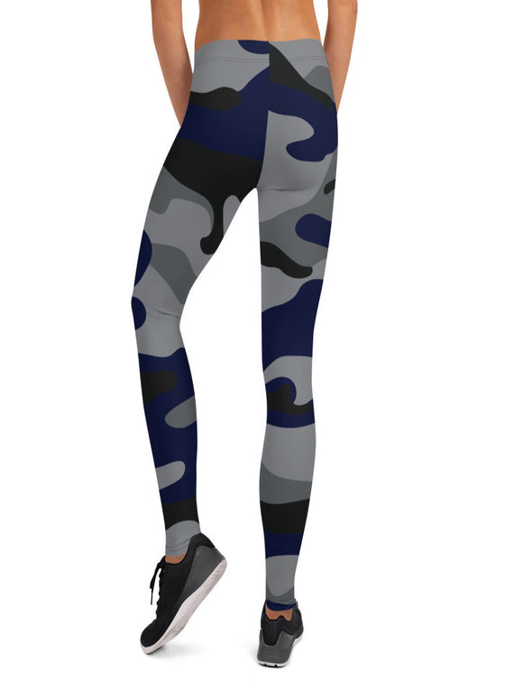 shop womens blue camo leggings | MYLUXQUEEN