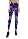 shop myluxqueen womens floral purple leggings, 