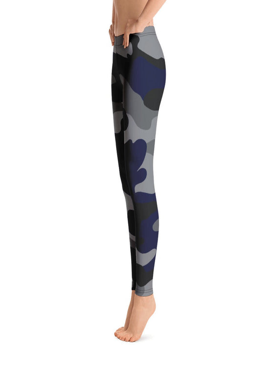 shop womens blue camo leggings | MYLUXQUEEN