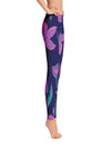 shop myluxqueen womens floral purple leggings,