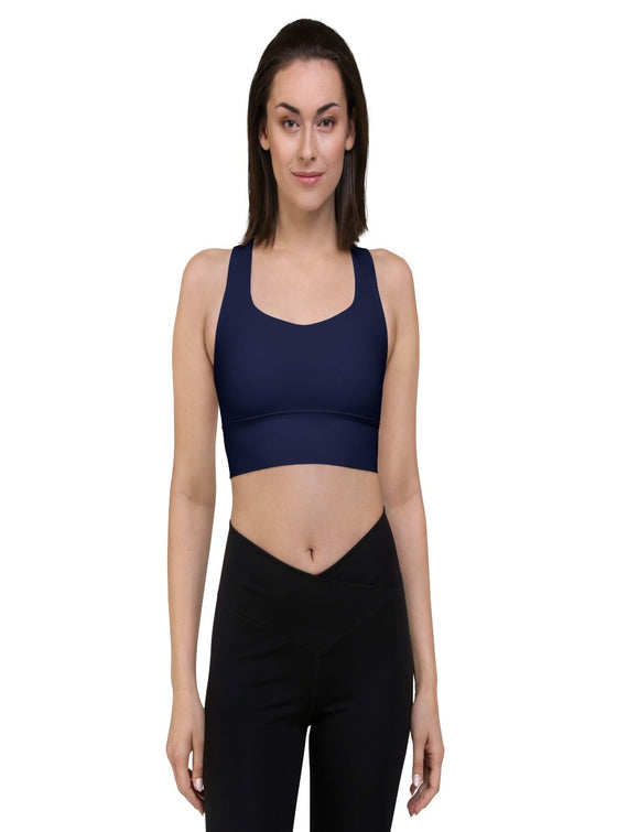 shop womens blue sports bra, yoga top | MYLUXQUEEN