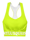 shop womens neon green workout top, yoga top | MYLUXQUEEN