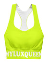 shop womens neon green workout top, yoga top | MYLUXQUEEN