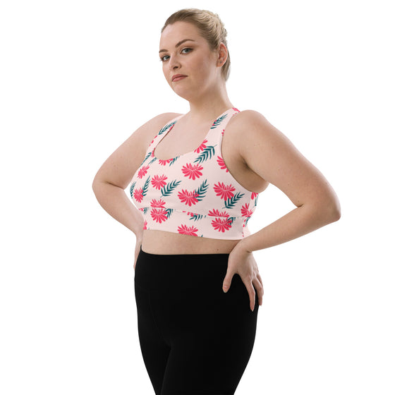 Women's Floral Sports Bra