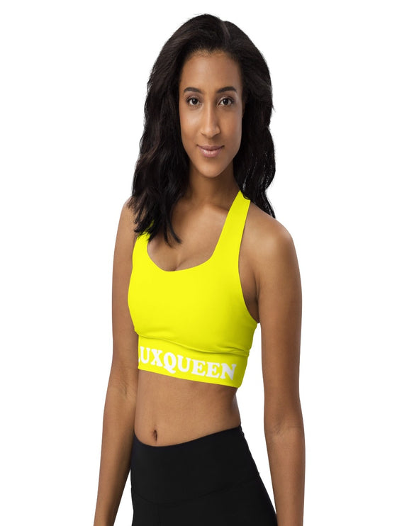 shop womens yellow workout top, activewear top | MYLUXQUEEN