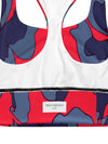 shop womens red floral sports bra | MYLUXQUEEN