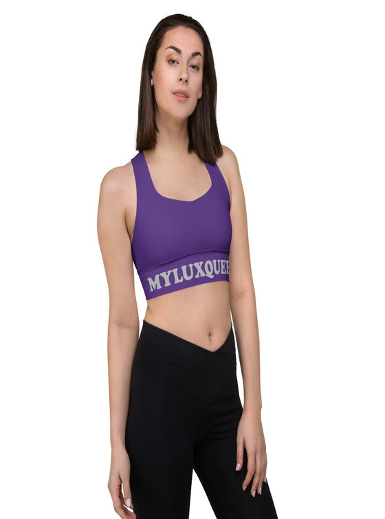 shop womens purples sports bra, yoga top | MYLUXQUEEN