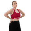 shop womens plus size sports bra, womens red plus size sport bra