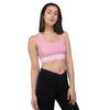 shop myluxqueen womens light pink sports bra, womens light pink workout tops, womens plus size light pink sport bra