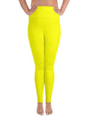 shop womens plus size yellow activewear leggings, womens yellow pants, womens bottoms| myluxqueen