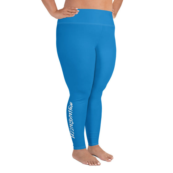 buy now our womens plus size leggings, womens blue plus size leggings, womens plus size clothing, plus size women pants, plus size women yoga pants , myluxqueen plus size womens clothing, plus size women yoga leggings, cute plus size leggings, blue high w