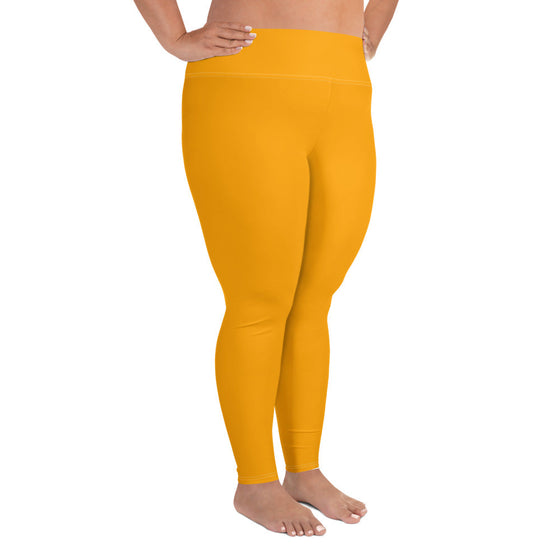 buy now womens plus size leggings, plus size orange womens leggings, plus size yoga leggings, plus size high waisted leggings,