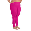 buy now our pink plus size womens leggings, womens high waisted leggings, womens plus size yoga pants, womens plus size pants, womens plus size bottoms, womens  plus size casual wear 