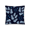 shop blue throw floral pillow | MLQ HOME