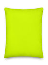 shop neon green home decor, luxury throw pillow | MLQ Home