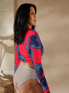 shop womens plus size red floral tops | MYLUXQUEEN