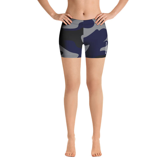buy now womens camo shorts, womens blue camo shorts, womens plus size shorts, womens blue bottoms, womens plus size bottoms,
